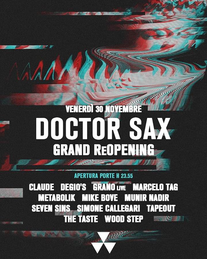 Domani notte grand reopening! 😎🎶💣
#doctorsax #musicclub #murazzidelpo #torino #italy #djset #metabolik #dj