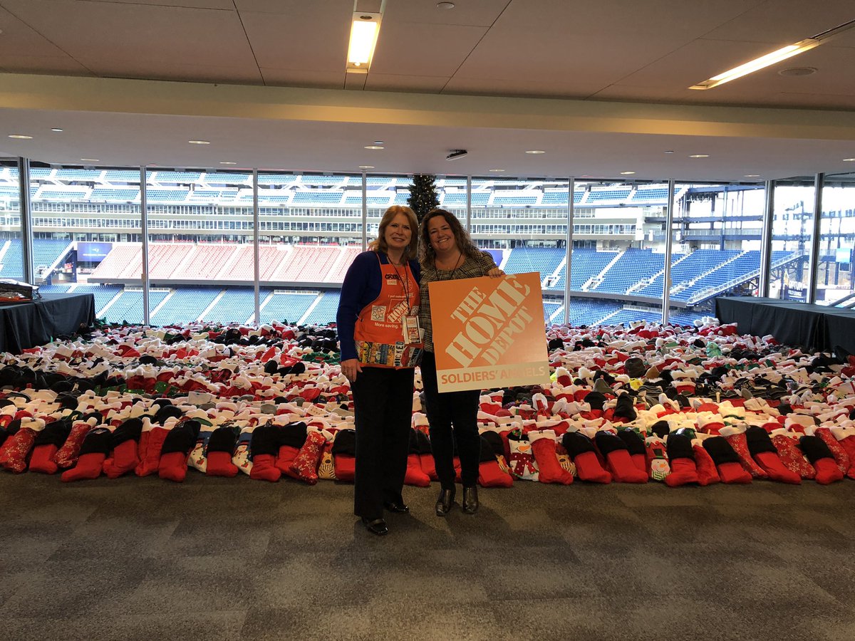 Kristine and the NE Region filled stockings for current and retired and wounded Military!  Thank you team for the difference you make!  Awesome job!