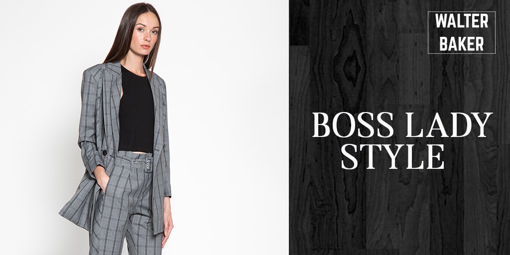 walter_baker's tweet photo. Hey boss lady! We are living for you in this Suzette plaid jacket. 
.
The spotlight of the week sale continues, receive 50% off the Walter Baker Rosa fur coat.
.
https://t.co/4VHOW10URT 
.
#WalterBaker #WBStyle #Bosslady https://t.co/qVwyWFPdCQ