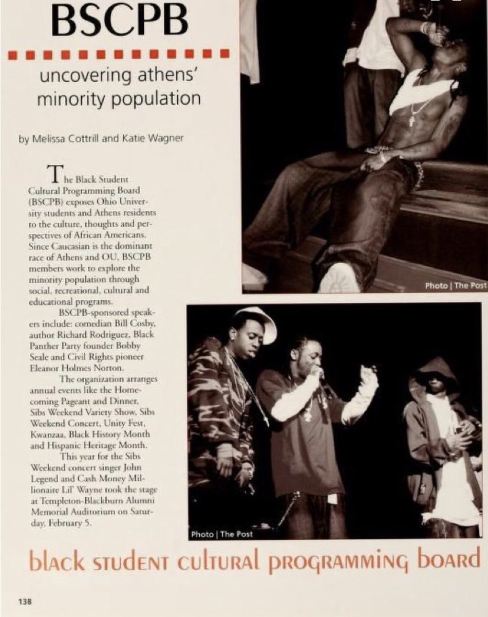 2005?! Talk about a throwback! For years we’ve had amazing artists hit the stage for our Annual Sibs Weekend Concert. In 2005 it was John Legend and Lil Wayne. What artist will hit the Sibs Weekend stage this time around?! 👀 #TBT