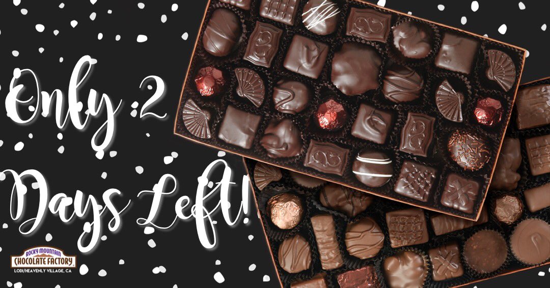 Only 2 days left to take advantage of our Nov. special of buy 2 get 1 free on all pre-boxed chocolates!🍫❤️🎄
#chocolate #Lodica #shopsmall #localwineries #lodiwine #heavenlyvillage #laketahoe #shopsatheavenlyvillage #holidayseason #novembersale #boxedchocolates #christmastime