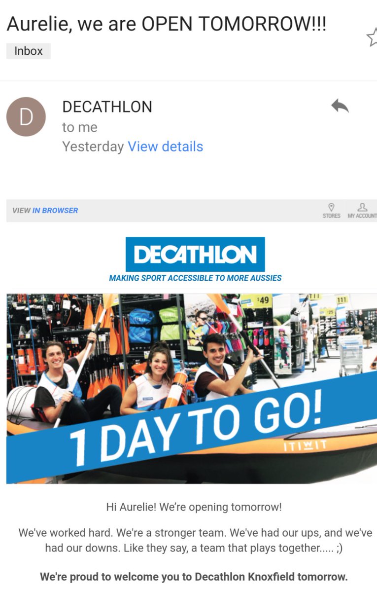 decathlon first time offer