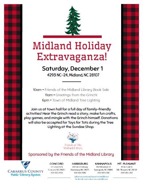 Come to the Holiday Extravaganza Saturday!