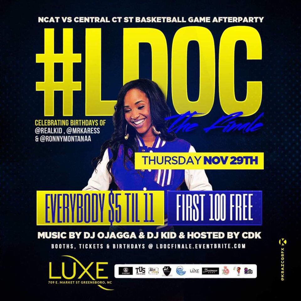 ThatsGari's tweet photo. Pop out tonight for #LDOCFINALE this
Hosted by the one & only : @CDKonthemic
Music by : @RealKiD__ & @o_jagga
If you ARENT there imma assume that mama raised a bitch, so prove me wrong! 😘 https://t.co/rBc6ezK86j