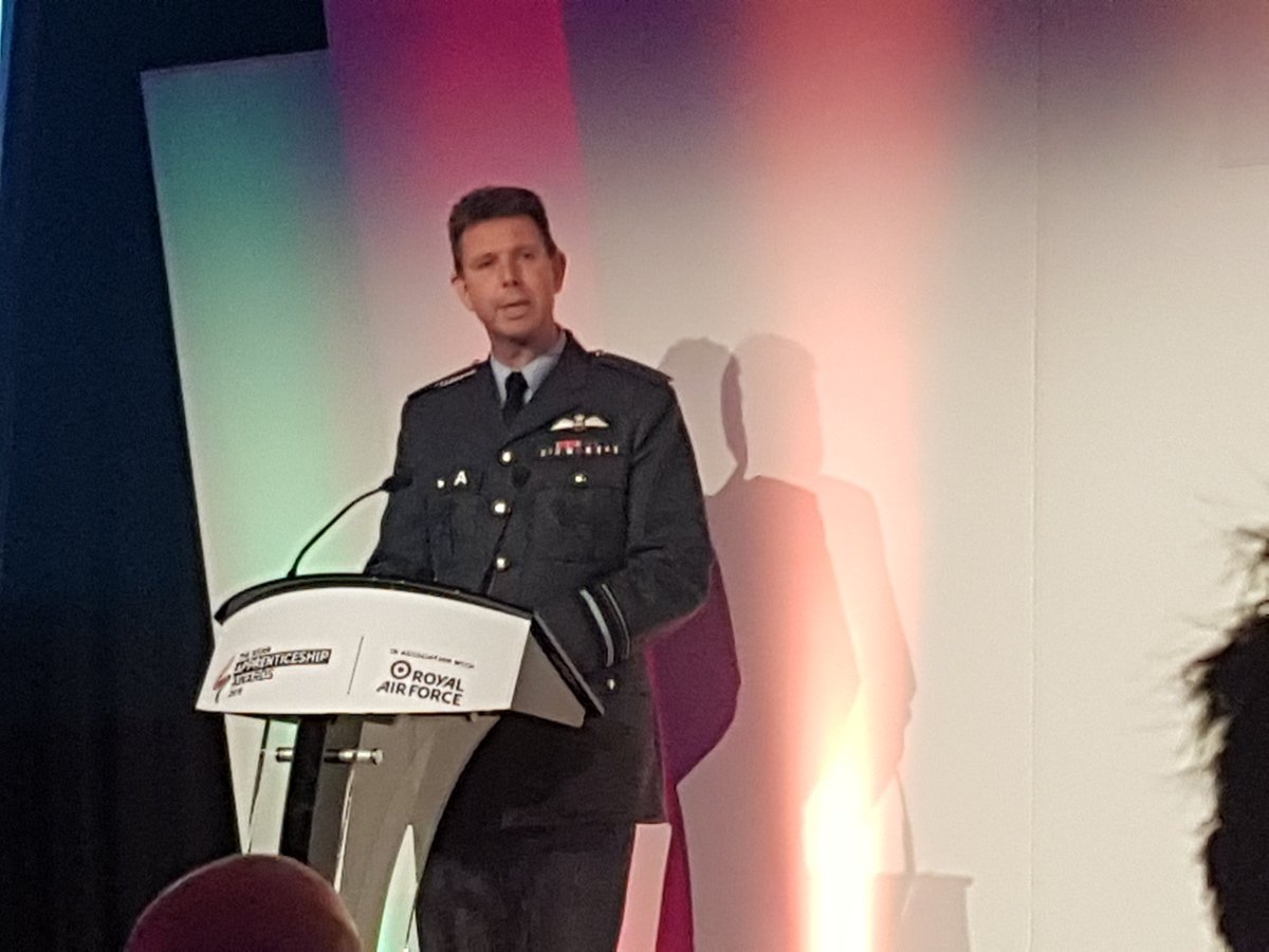 Air Vice Marshall Warren James sharing  <a href="/RoyalAirForce/">Royal Air Force</a>'s  commitment to #diversity. 
"It doesn't matter who you are or where you come from. This is important" #AsianAppAwards