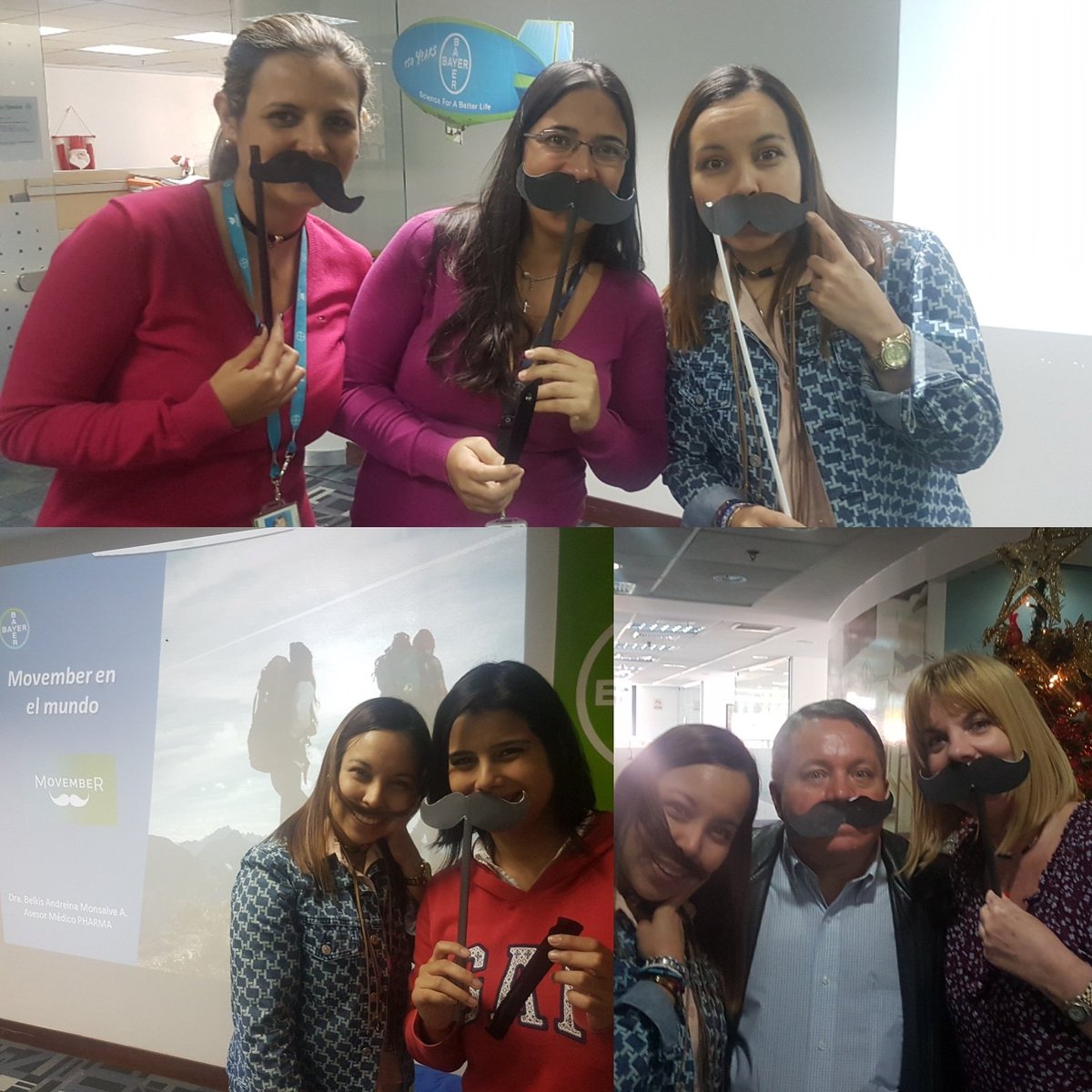AndreinaMonsal6's tweet photo. Venezuela 🇻🇪 presente en #Movember en el Mundo 🌎 una charla para concienzar sobre la salud masculina y el origen de este movimiento internacional.
#ellostambiensecuidan
#mesazul
#movember
#detrásdelbigote
#behindtheMo
@bayerinnovacion https://t.co/4aiu54FKto