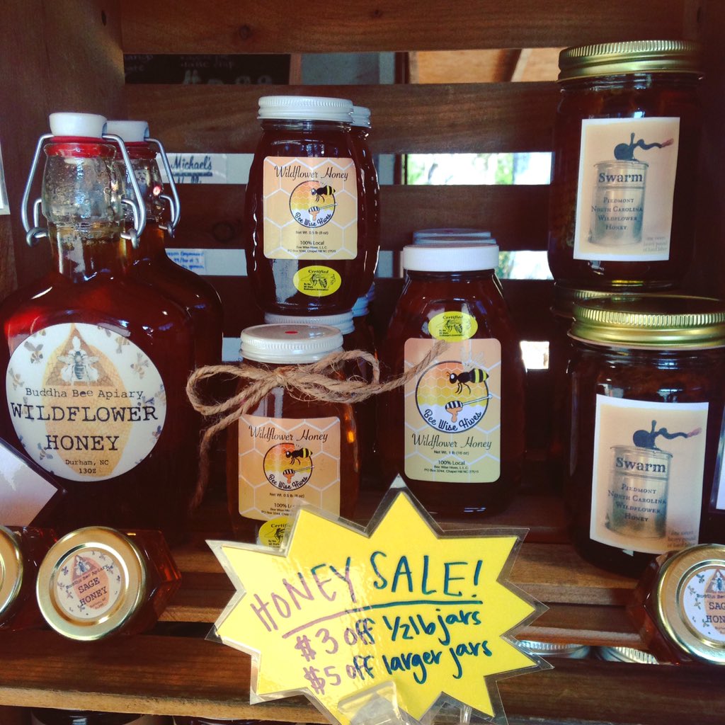 🍯HONEY SALE!🍯 Have you 🐝n waiting for the right time to stock up on local honey? Honey jars are $3-5 off at the #farmstand this week! Boost your immunity, care for colds and ease allergies. Local honey makes the perfect holiday gift! See you 2-6p today #localhoney #beegrateful