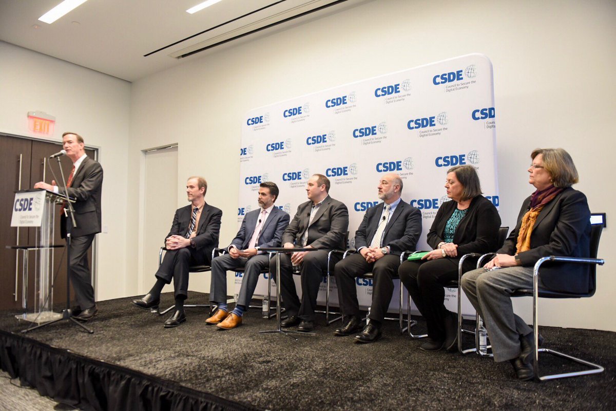USTelecom's tweet image. John Godfrey of @SamsungUS says “This guide is a proof point that industry is stepping up to the challenge” of #cybersecurity. #AntiBotnetGuide @NTTDATAServices @Oracle @intel @CenturyLink @ericsson