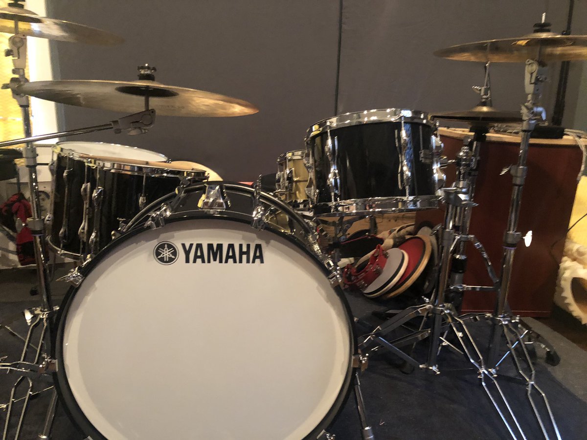 These <a href="/YamahaDrums/">Yamaha Drums</a> Piano black recording customs sound incredible!!  Excited to use them on the upcoming Beer Never Broke My Heart Tour!! #YAMAHA #yamahadrums #yamahamusicusa