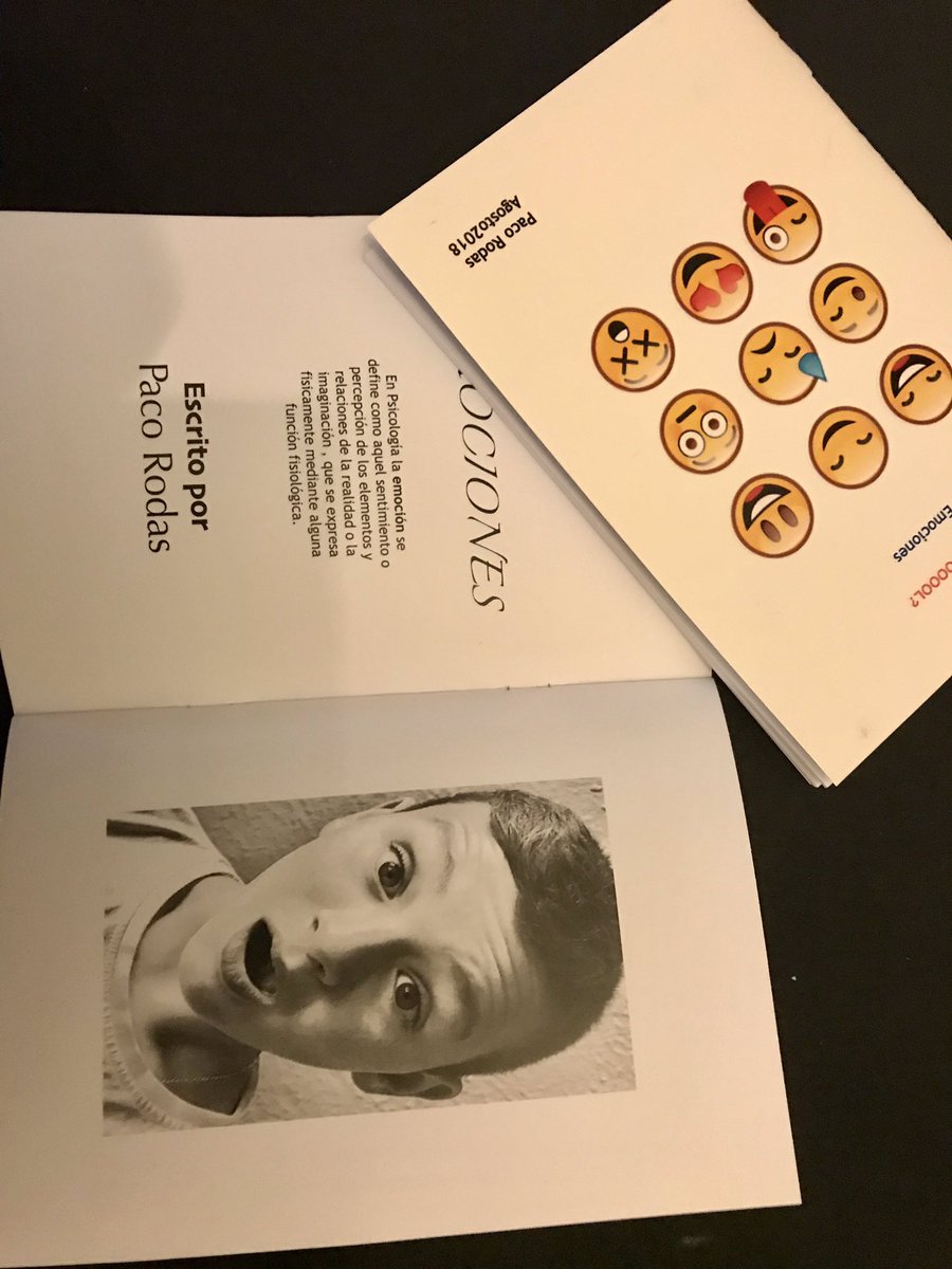 PacoRodas's tweet image. Bueno ya está aquí EMOCIONES un nuevo librito pero con cartas, con juegos más que contrastados