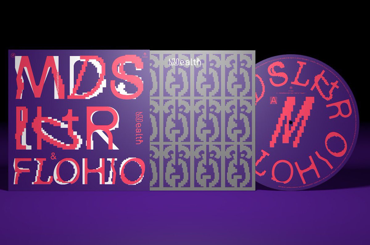 Pfadfinderei's tweet photo. New #artwork for @modeselektor feat. @flohio16's new track WEALTH. We used the HABEN-MDSLKTR #font here. #firstclassdigitalshit https://t.co/PG4KssBKXF