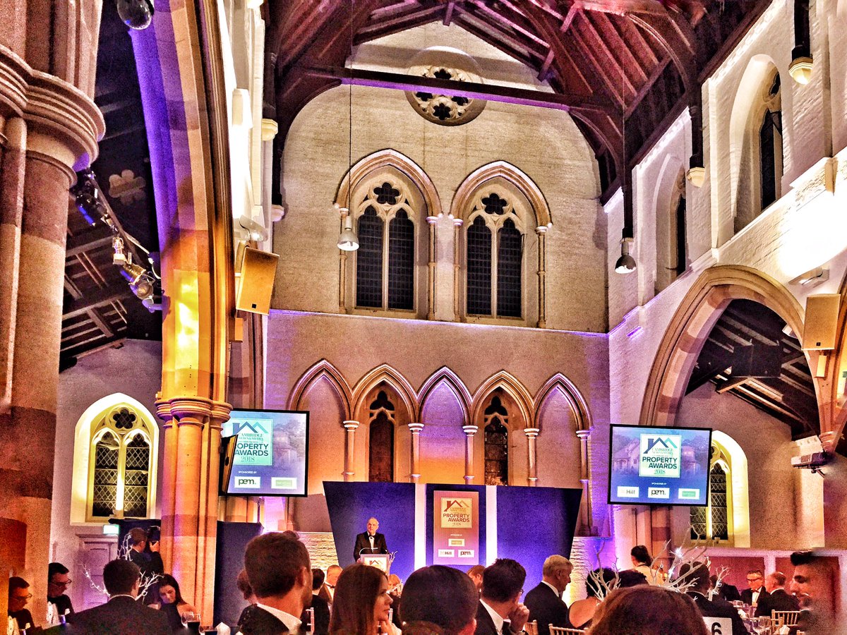 Delighted to be at the Cambridge News Property Awards and listening to Simon Edgley #CNPropertyAwards