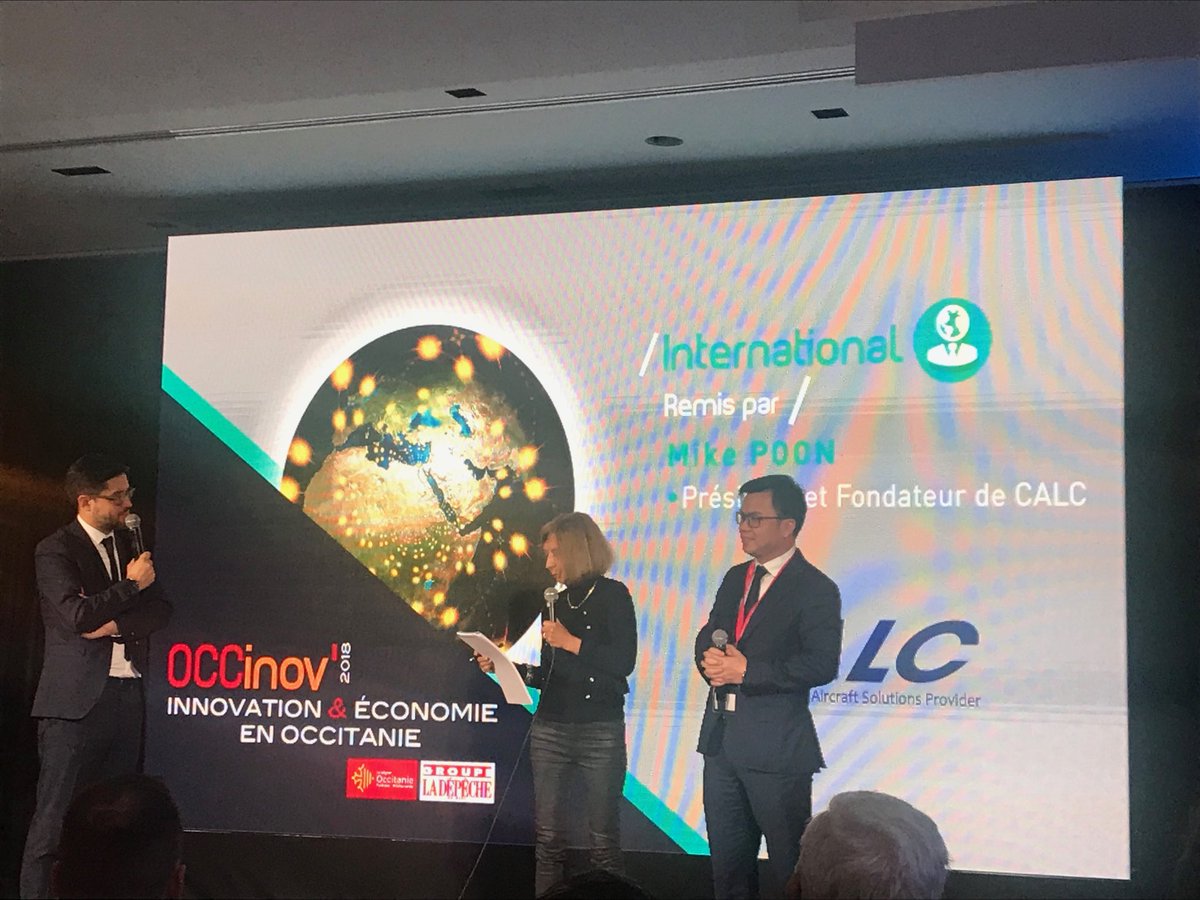 chborgel's tweet photo. #Occinov #MikePoon remet le trophée de la catégorie international. @ladepechedumidi https://t.co/3ZWxAR7Lmp