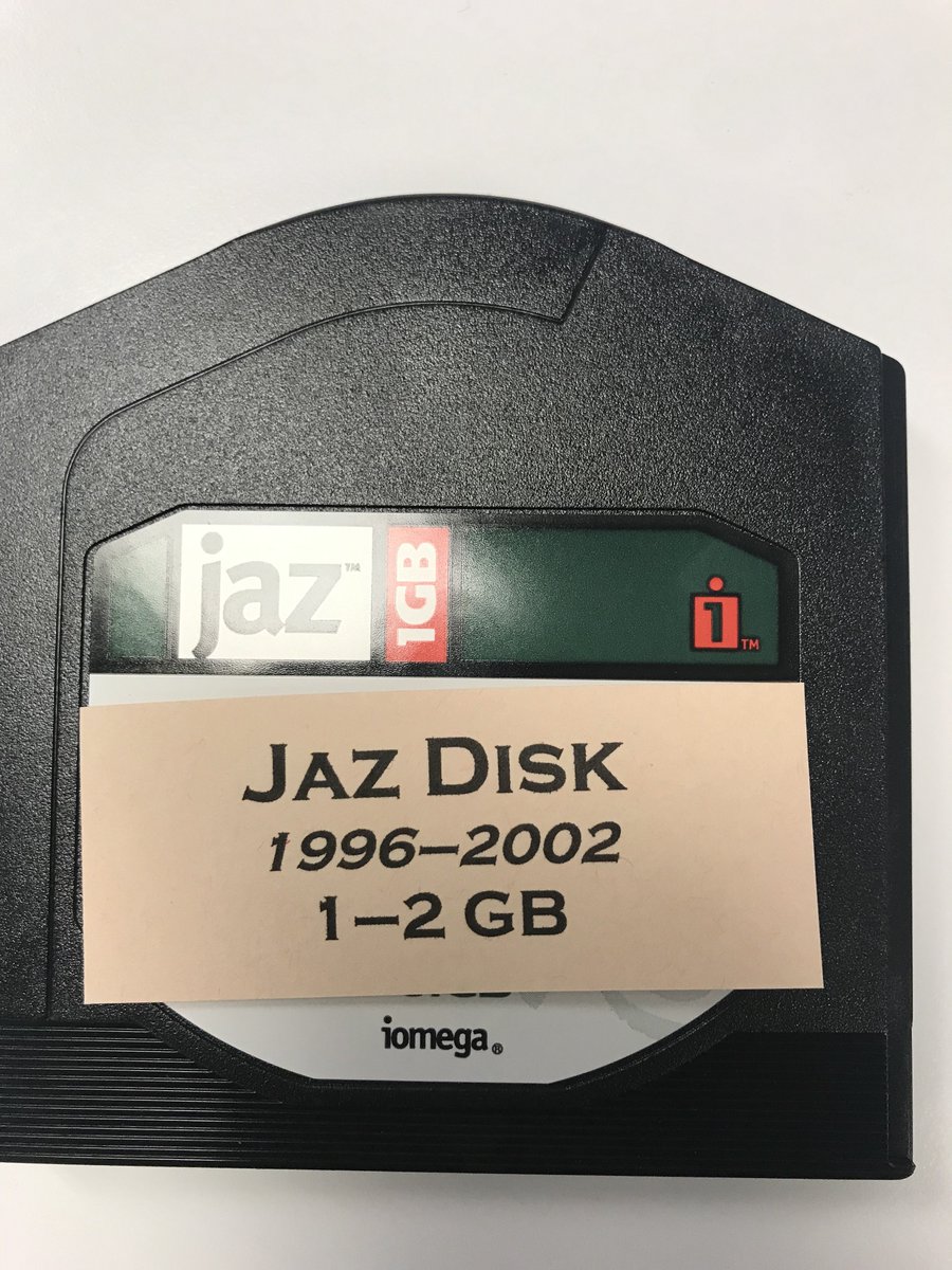 umsi's tweet photo. Digital archive nerds rejoice! Today is World Digital Preservation Day
💾 📀 Make sure you stop the Shapiro Library now until 5pm today and check out some of the awesome OG disk drives on display. Thanks to UMSI alumni Lance Stuchell (MSI '09) for organizing! #WDPD18 #TBT https://t.co/LvvxKEpxPs