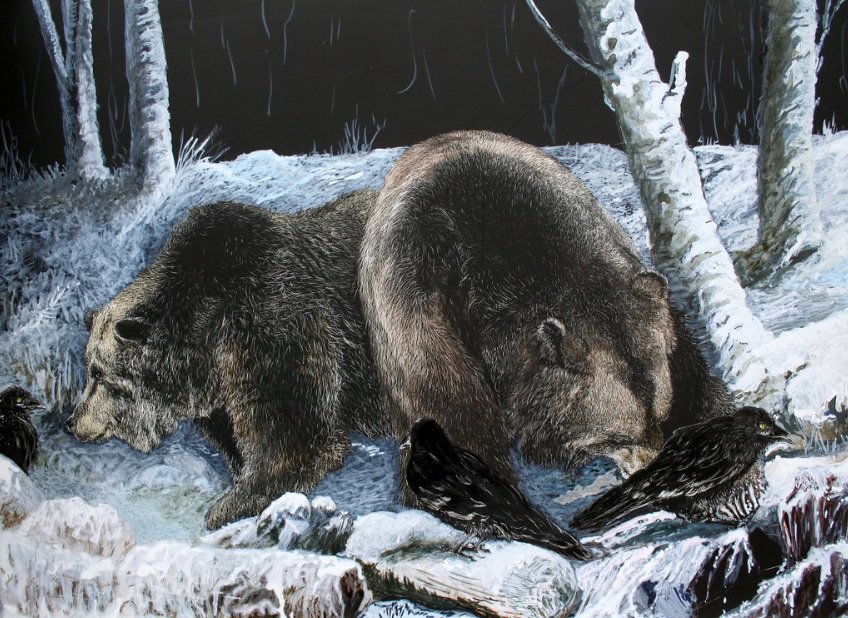 This fantastic winter scene is by artist Jan Lowe who is featured on the Ampersand Stampbord website, the detail and accuracy of this #scratchbord and watercolour painting is just stunning. 
You can find Jan's website here janlowefineart.com

#scratchart #watercolourpainting
