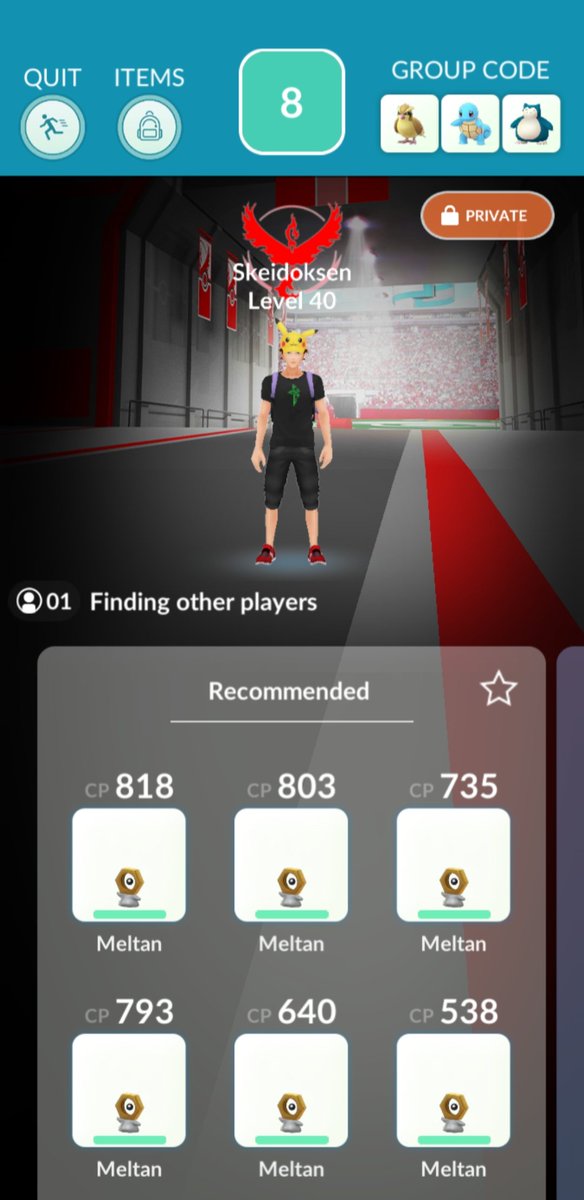 PokeNorge's tweet image. Shinx #funraid with #meltan.
#PokemonGO