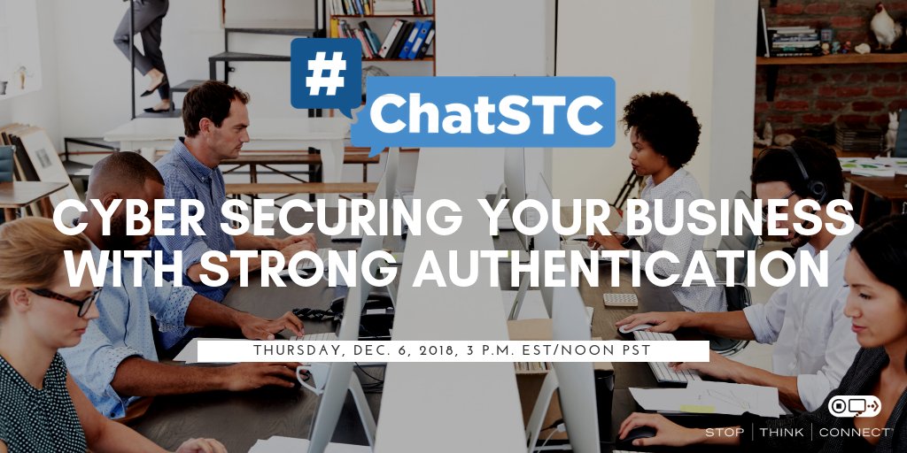 NISTcyber's tweet image. Want to protect your #biz assets? Join our #ChatSTC Twitter chat 12/6, 3 p.m. EST to learn how.
