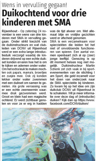 Zo fantastisch gaaf dat we dit hebben mogen doen. Dankbaar 💙 <a href="/smaonderzoek/">SMA Expertisecentrum</a> <a href="/SpierenvSpieren/">Spieren voor Spieren</a> <a href="/onswimmeke/">wim bok</a> <a href="/ftpt25/">ftpt(25)</a> @STOP_SMA #stopsma #spierenvoorspieren #dcnv #duikcentrum #martinschenk