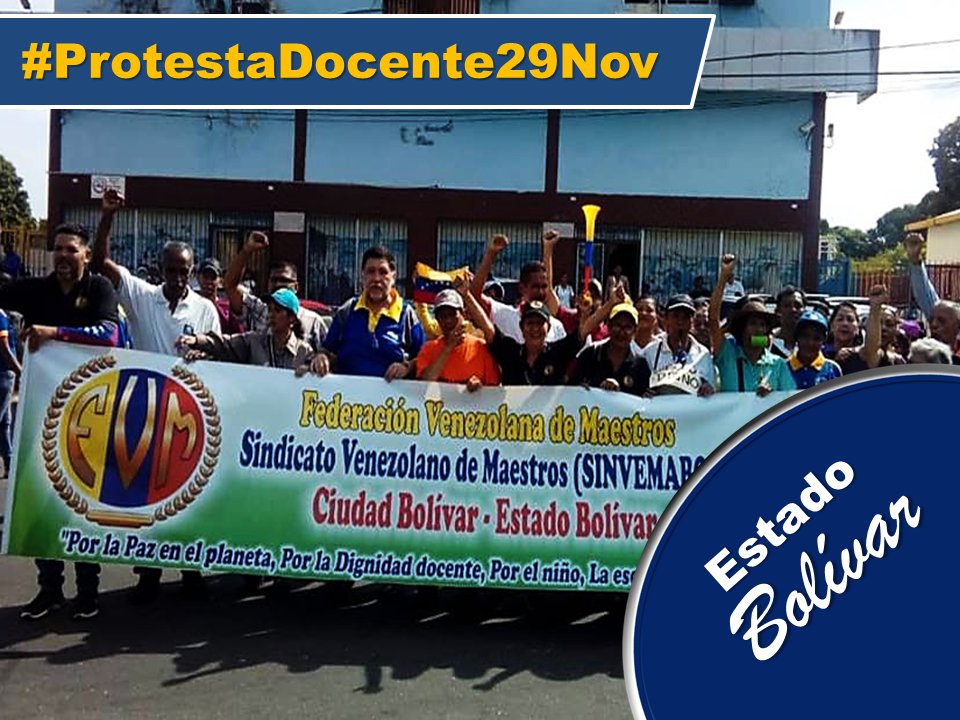 dccolectivo's tweet photo. #ProtestaDocente29Nov Estado #Bolivar https://t.co/wF09q4JOIi