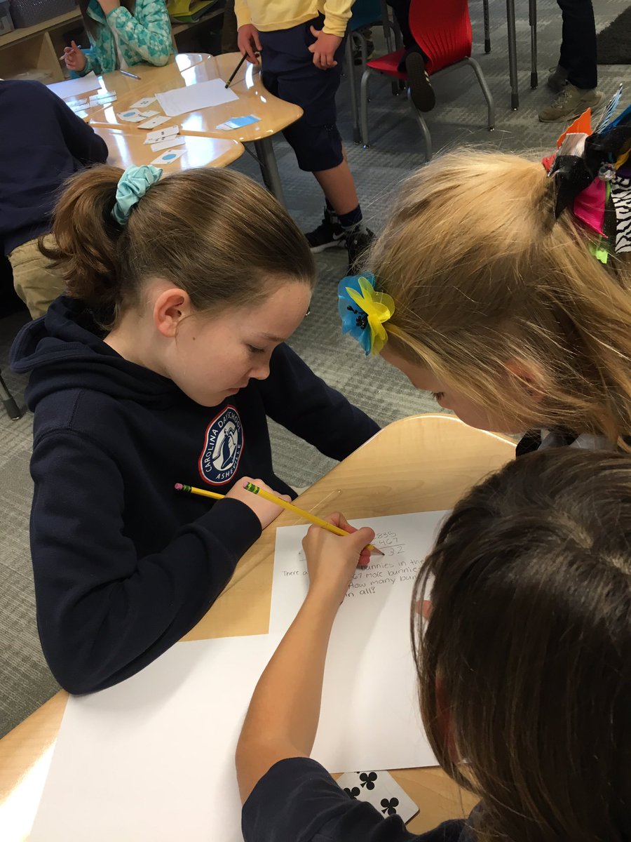 CGreeneCDS's tweet photo. 6th and 2nd grade math students create word problems together! @carolinaday #cdslearns https://t.co/2uJGW3JYbf