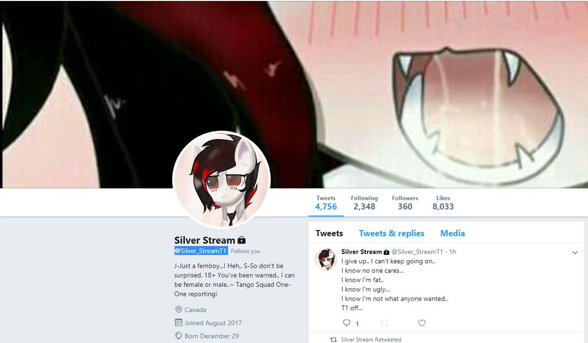 LewdSoarin's tweet photo. Every body go give @Silver_StreamT1 a huge hug and fallow him and give him the love he deserves. he is suffering through mental abuse and he needs all the love you can give him https://t.co/DY1fTJZI68