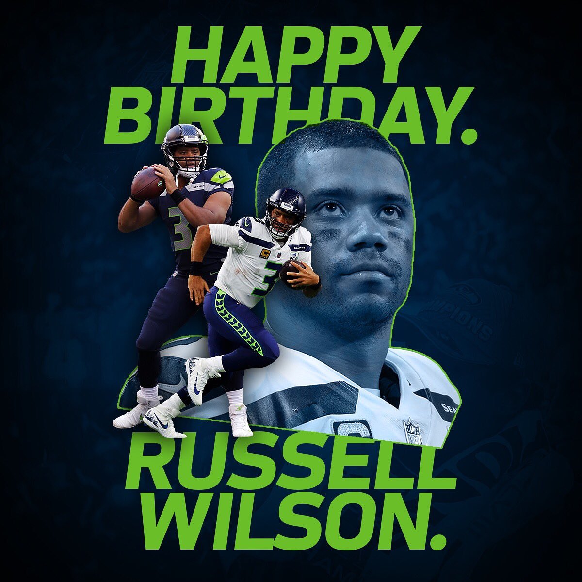 Happy Birthday Russell wilson...   