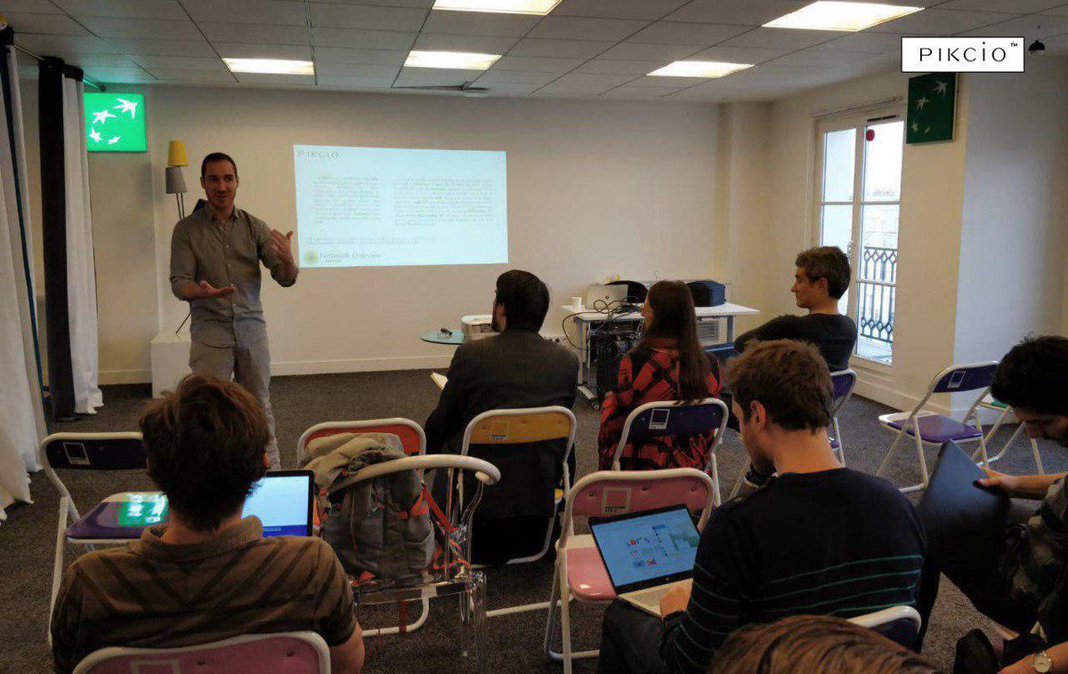 pikciochainpkc's tweet photo. Pikcio and Jorick hosted a workshop for developers in Paris today 💻

We had a great audience onboard with some very interesting discussions around our peer to peer technology and the solutions we offer

$PKC $NEO #Hubble #workshop #blockchain https://t.co/RH8Q00USfm
