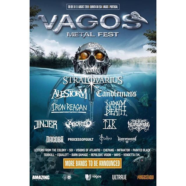 MosherTV's tweet photo. Vagos Metal Fest anuncia Napalm Death, Iron Reagan, The Godiva e Painted Black para 2019. https://t.co/5V29N5F8kH #vagosmetalfest #moshertv https://t.co/pS0FsRkDDj https://t.co/7H7MZJWOjF