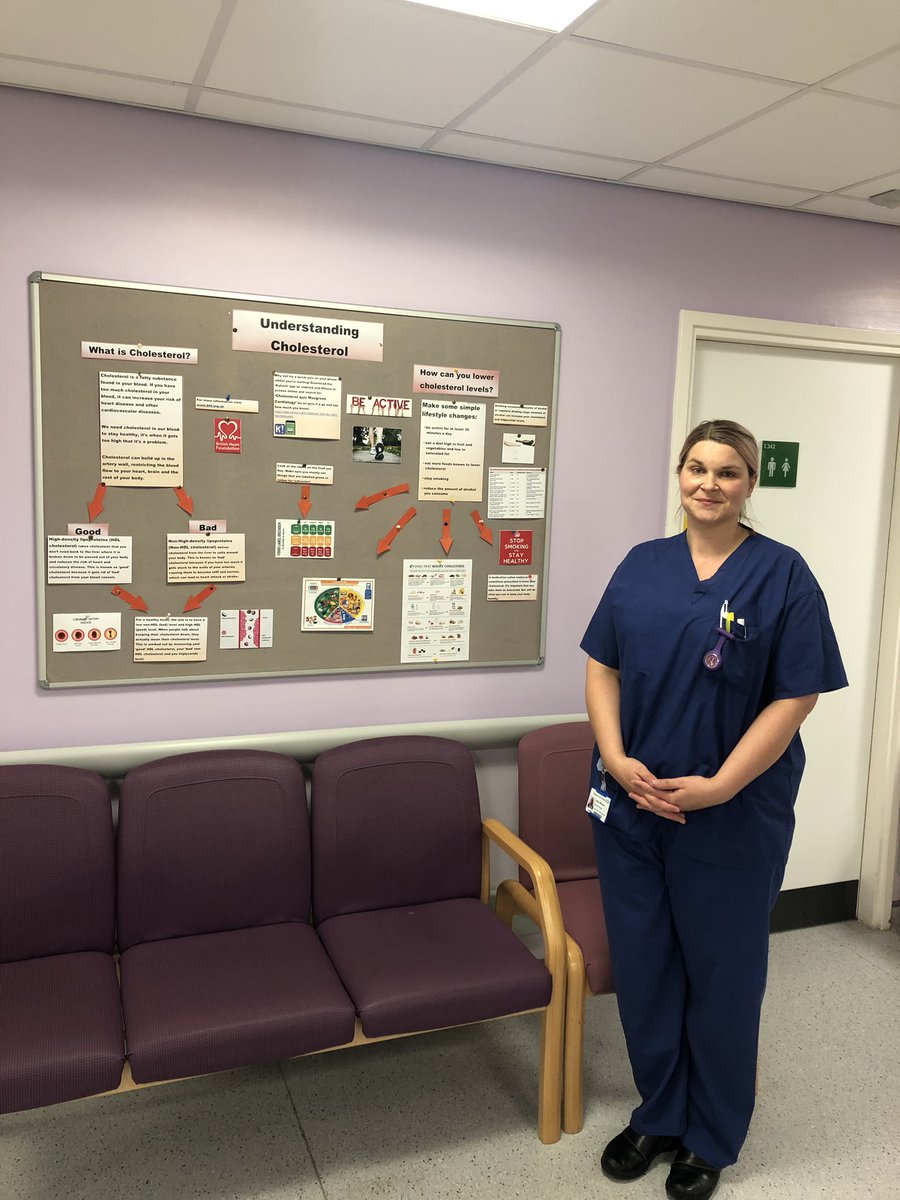 punc_ematky's tweet photo. A fellow student and I completed our awareness board in Cardiology clinic today. Very proud I must say! Already had some excellent feedback from patients, who even took photos for thier reference 😊 Loving my cath labs placement ❤️ @MusgrovePark @PlymUni #EXESON https://t.co/39iNkEdsgH