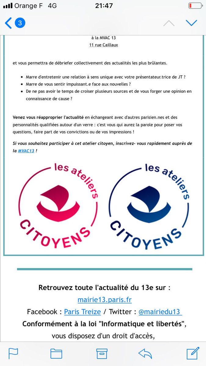 #payetoiunjournaliste « Atelier citoyen anti-JT » soutenu par <a href="/mairiedu13/">Mairie du 13e</a> 🤔