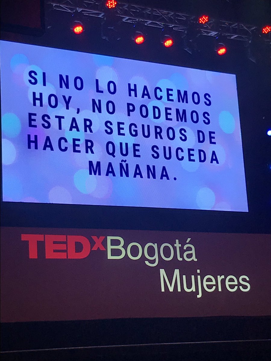 nhhotelsco's tweet photo. “Mi apuesta personal es por nuestras niñas, porque hoy competimos en un mundo global. Si no les enseñamos a sentirse capaces de intervenir en el futuro y entorno inmediato, las estamos dejando atrás”, dice @rosariobc, cofounder de @VRAmericas y @BCpartners en #TEDXBM #Poder2018 https://t.co/ggAPOYuBIl