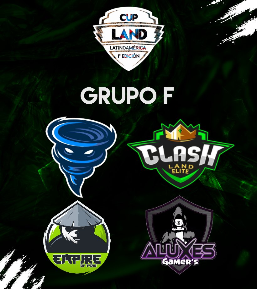 GRUPO F

🎖| <a href="/ClashLand_Elit/">ClashLand Elit</a>
🎖| @SS_AcademyGG
🎖| @EmpireFear
🎖| <a href="/AluXesGamers/">Alejandro Valerio Espinoza</a>