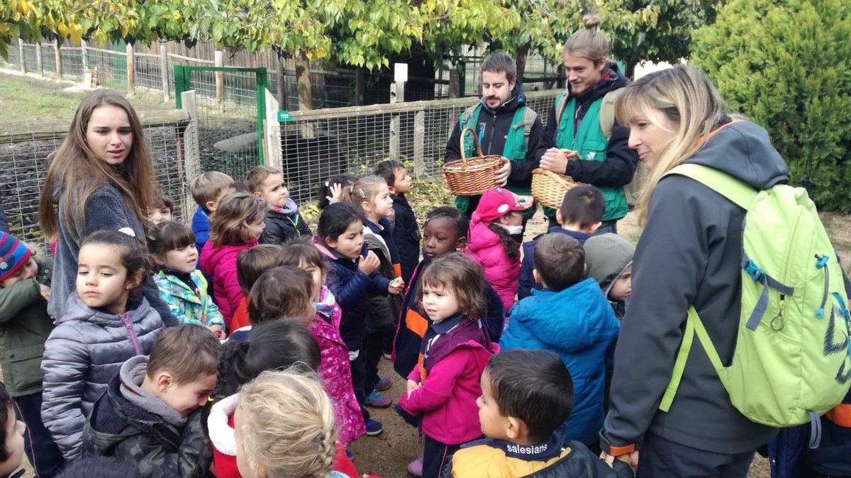 SalesiansMAT's tweet photo. #Finalment els nens i les nenes d’Infantil han anat a #CanBosc: han carregat les piles i ha començat l’aventura. I què ha passat? Han trobat el #tió! #arribaelnadal https://t.co/eB1rMuZEWA