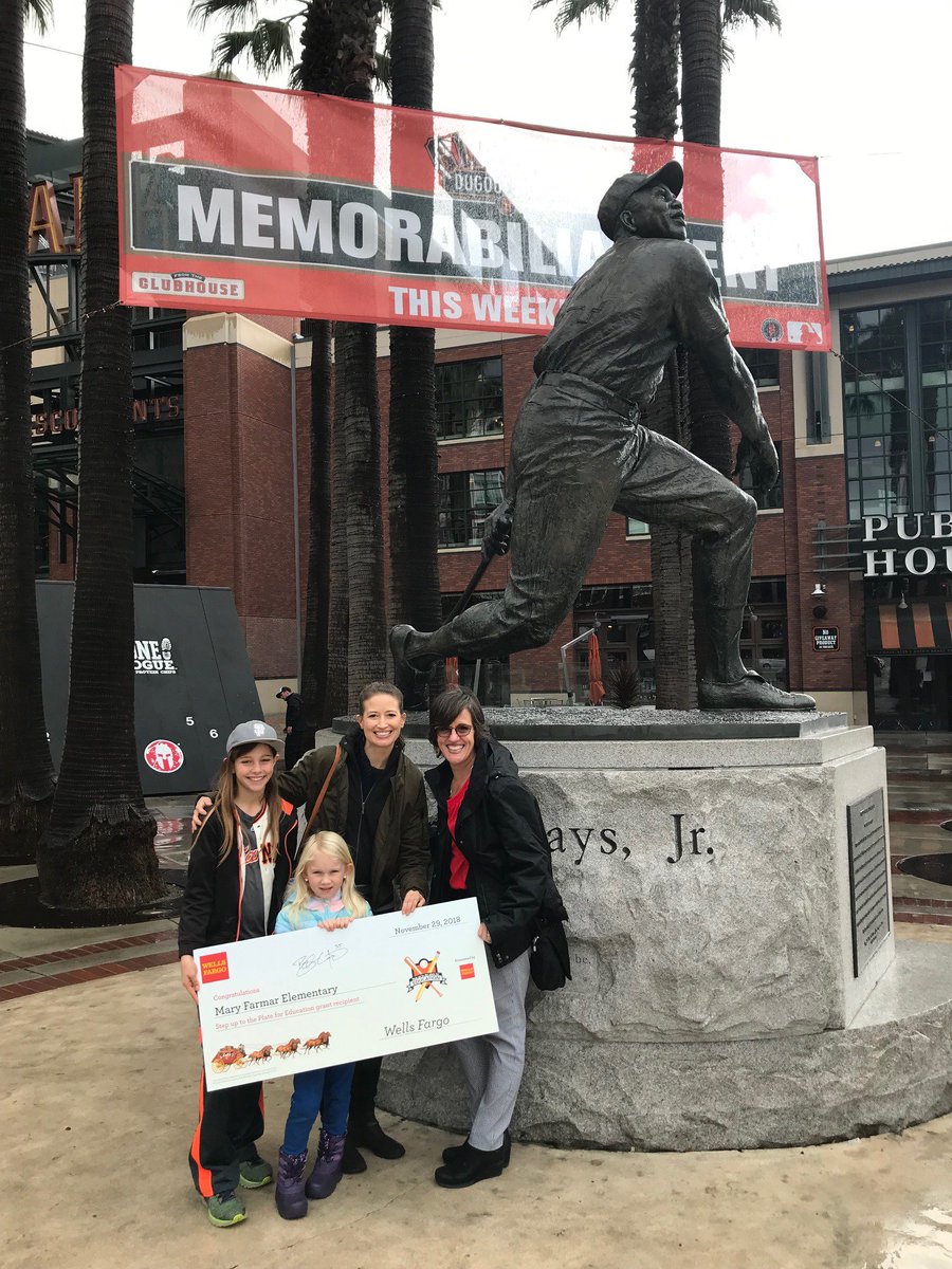 Thank you to Wells Fargo and Brandon Crawford <a href="/bcraw35/">Brandon Crawford</a> for a Step Up to the Plate for Education Grant for music at Mary Farmar <a href="/FarmarFalcons/">Mary Farmar Elementary</a>!