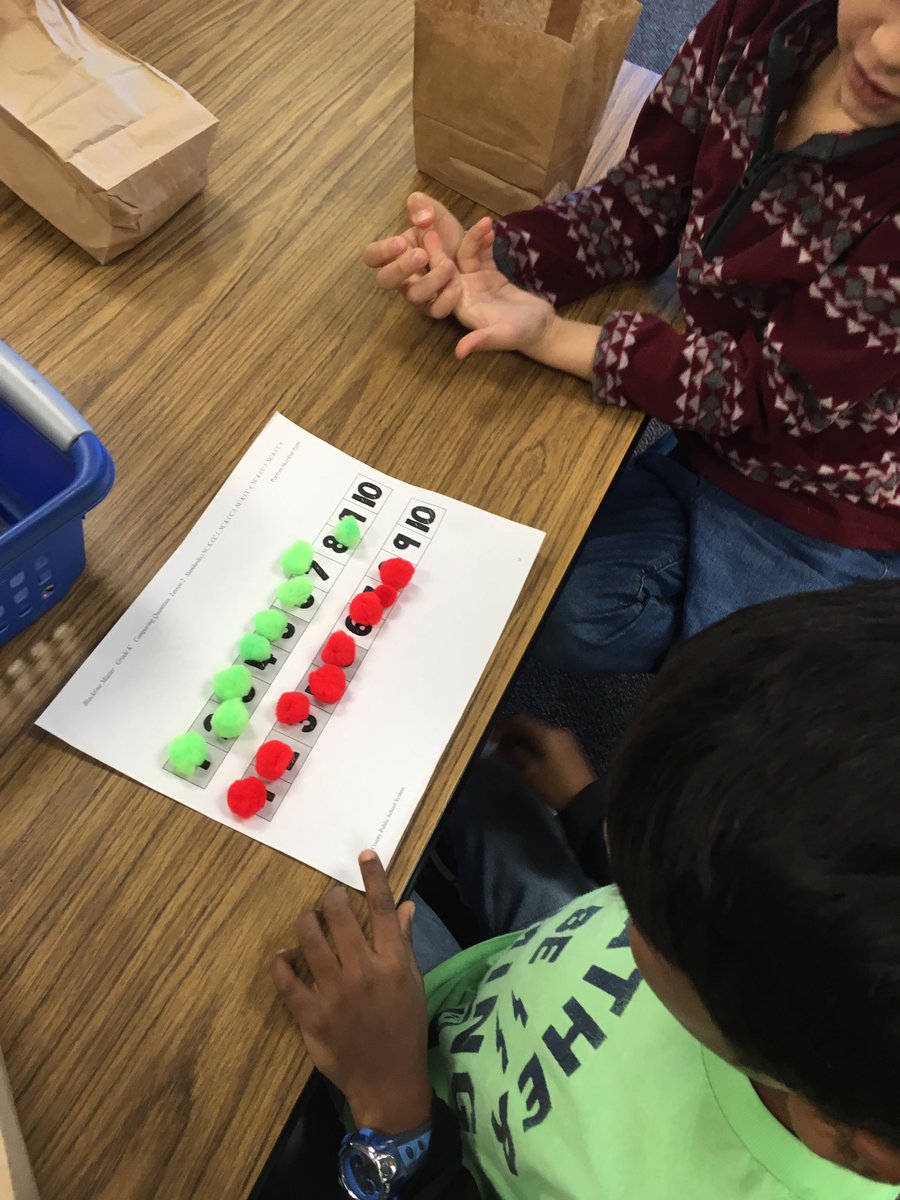 kbass2K's tweet photo. Thanks @Suggs12345 for the Pom poms. A fun way to practice more/less with a #numberpath. https://t.co/MNLeLYPmVf