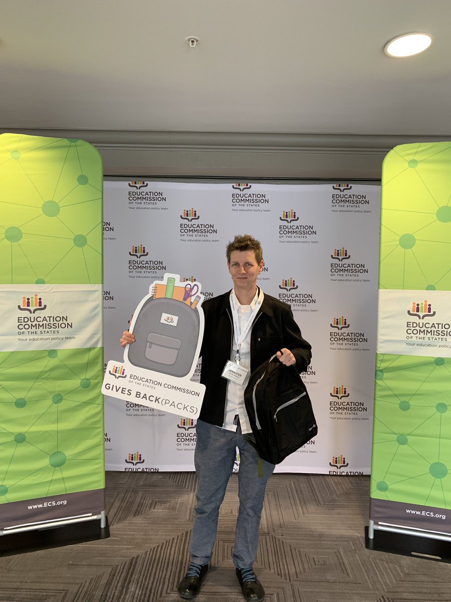 JenniferNorford's tweet photo. Finished #ECSWCM by helping @edcommission stuff backpacks for #NOLA students - #giveback(packs). Great way to end a great event. https://t.co/cu6GshV7AJ
