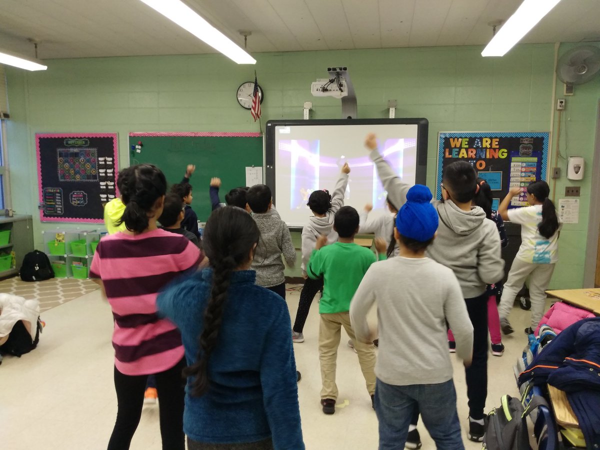 AshMillerJMI's tweet photo. When it's too cold to workout outside, the workout club dances to get our groove on!! https://t.co/LxQItDEoZT