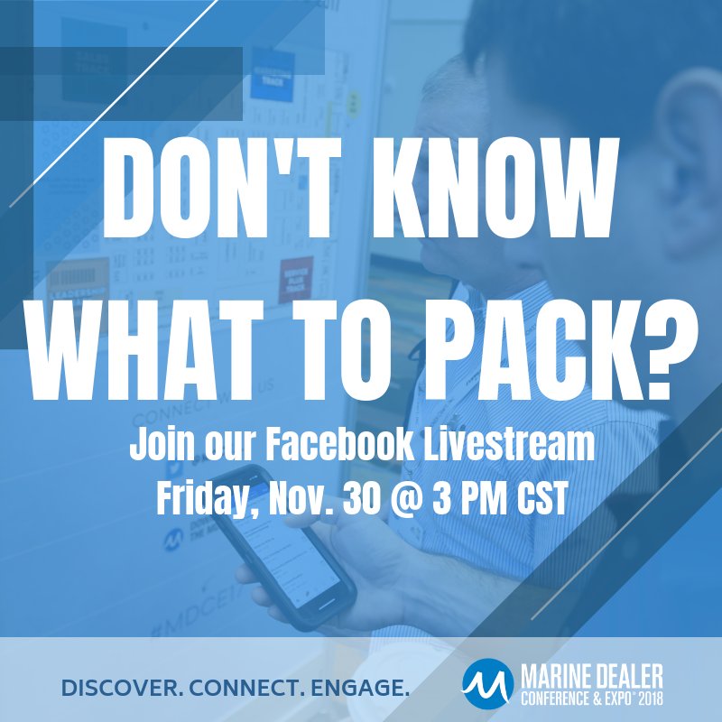 MDCE_'s tweet image. Don't know what to pack for MDCE? We've got you. Live on  Facebook tomorrow at 3 PM. Like us on Facebook &amp;gt;&amp;gt; bit.ly/2GSZzle