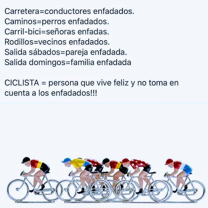 Un motiu més per ser feliç! ...vull dir ciclista! 😝