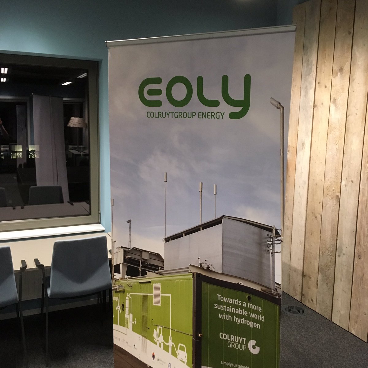 matthiascriel's tweet photo. Dat ‘t interessant was! #Eoly #Energy #Night Mooi geformuleerd door MC Koen: “Als we met de fiets en veel tegenwind naar t werk komen, weten we dat we duurzaam bezig zijn” #ColruytGroup #✅ https://t.co/5yG83lvvq5