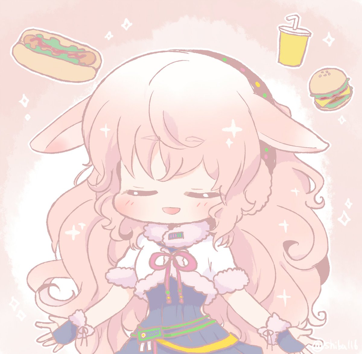 「シロちゃんの「お腹なった音でMAD作られる」発言からめめめちゃんのほっとどっくの」|しばうおおぉおお🌌のイラスト