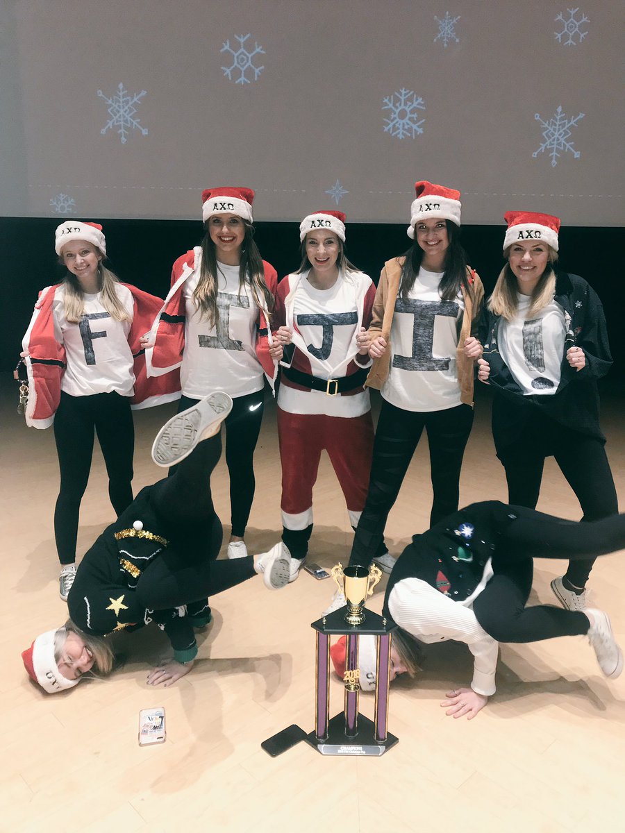 Fiji_OkState's tweet photo. Congratulations to the Women of @OKStateAlphaChi for winning our 2018 Christmas Cup Competition! Thank you so much to all who donated and helped us raise money for the USO! https://t.co/ryTg0Zyto4