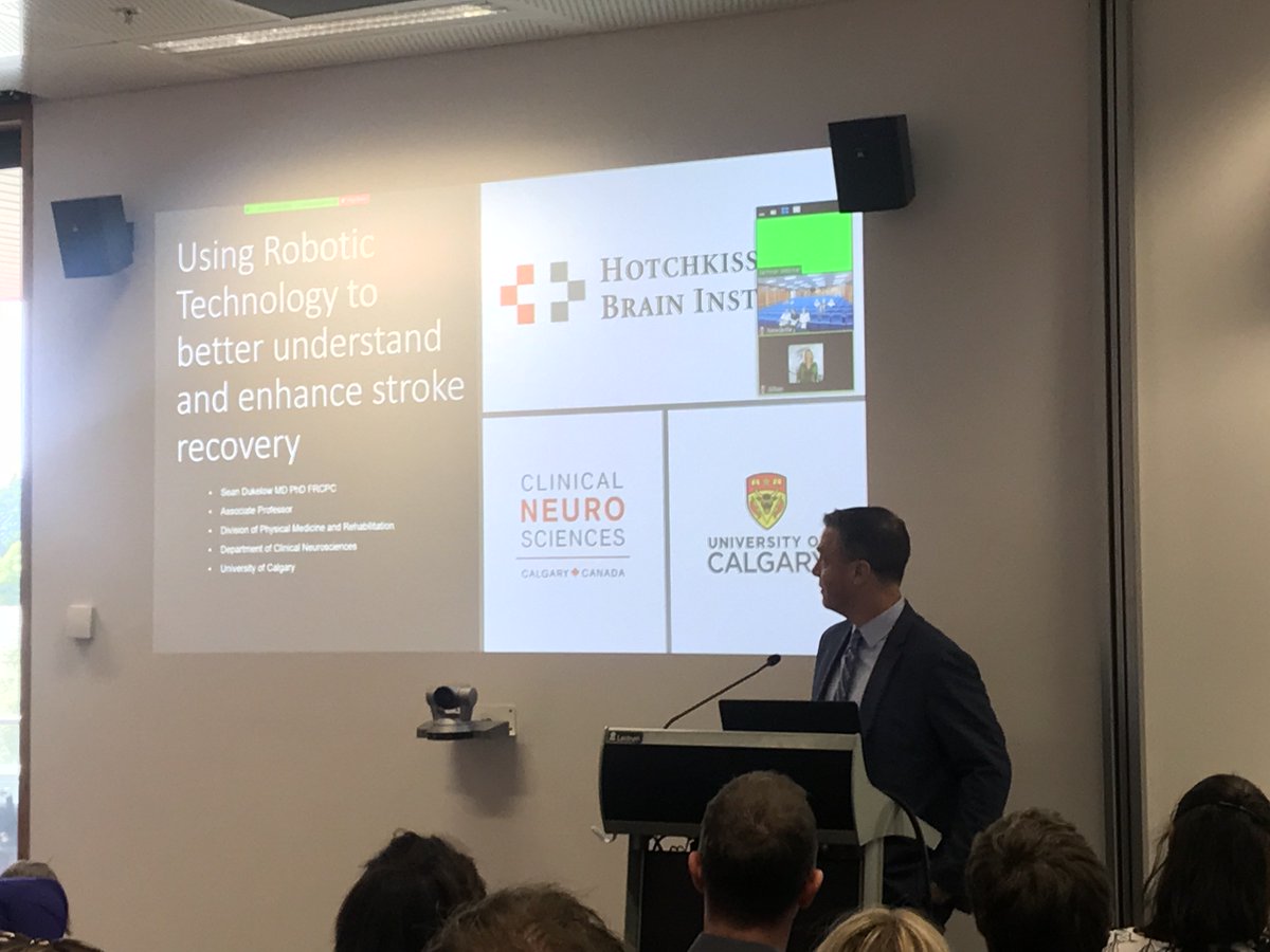 strokeCRE's tweet photo. Dr Sean Dukelow from Stroke Robotic & Recovery Lab - University of Calgary @RobotLabUC kicks off the @strokeCRE Young Stroke Research Forum @TheFlorey, Austin Campus this afternoon.
Join us LIVE webinar https://t.co/n4fsWoqr4A
Or https://t.co/HFUriaPhWs
#ystroke18 https://t.co/DxkTrpUU5U