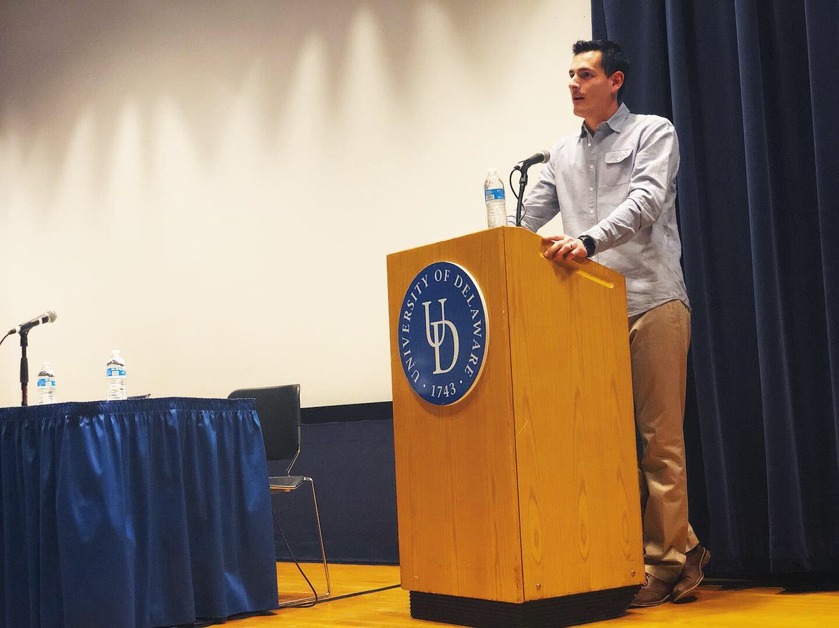 ToErrIsHumanDoc's tweet image. Great turnout with undergrads making up 75% of the crowd in Newark, DE at @udelaware for an advance screening of #ToErrIsHumanDoc. We can make a difference by engaging the next generation of medical professionals in conversations about #patientsafety!