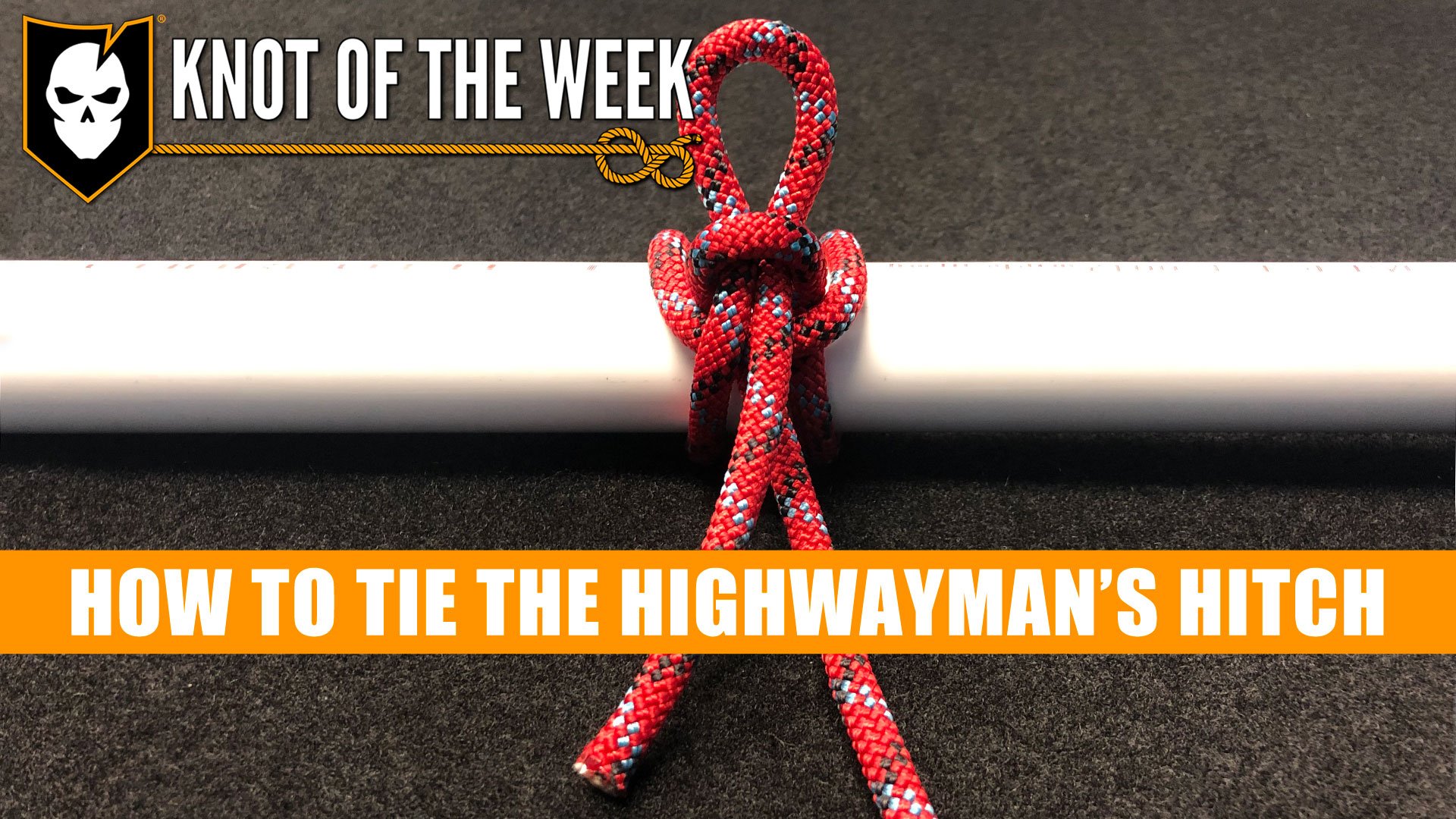 ITS Tactical on X: How to Tie the Highwayman's Hitch for a DIY Knot Board  Display ➝   / X