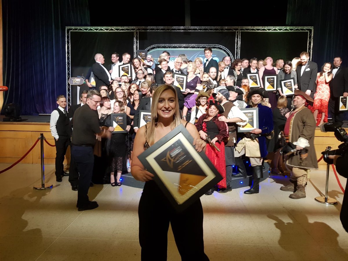 Well done to <a href="/ODETRUEFOOD/">Tim Bouget</a>  on winning gold tonight !! #HETOURISM18  Tim I’ve got your prize (minus the fizz , I lost that ) 😊