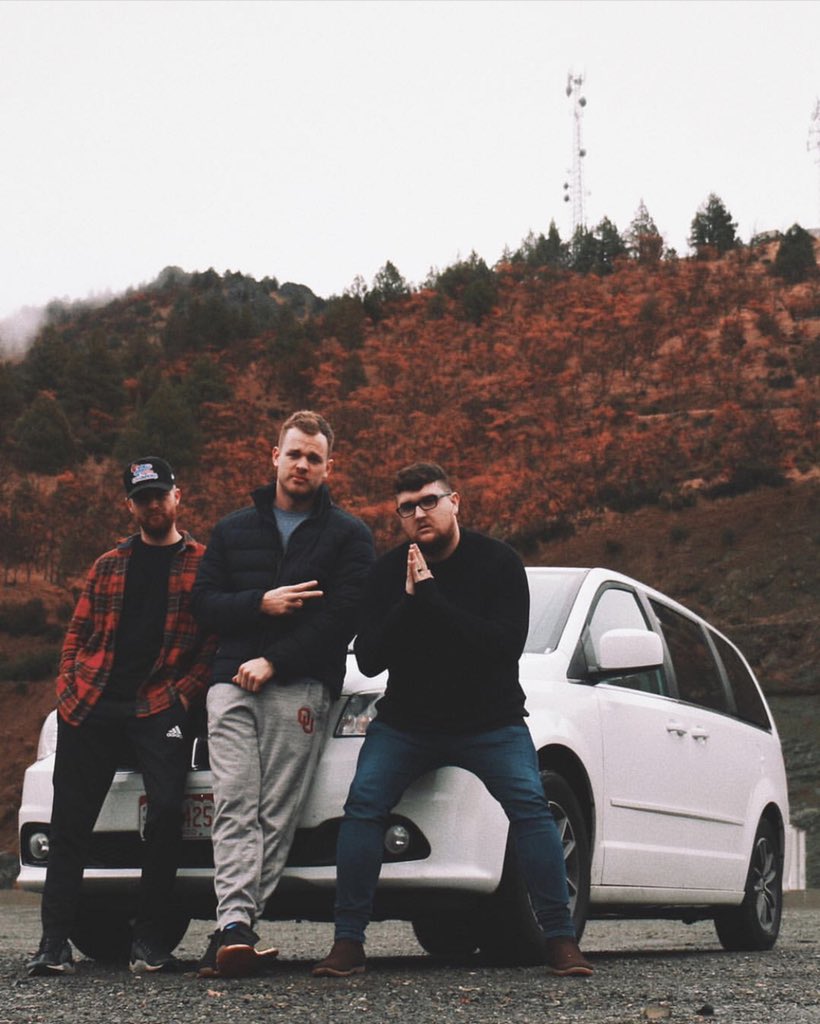 ClarkBeckham's tweet photo. Tour busses are cool but have you tried driving down the western seaboard in one of these bad boys? #Squad #YearOneTour #ThugLife #TourLife #MinivanLife #WeAreIdiots https://t.co/Qix4Dvaa3s