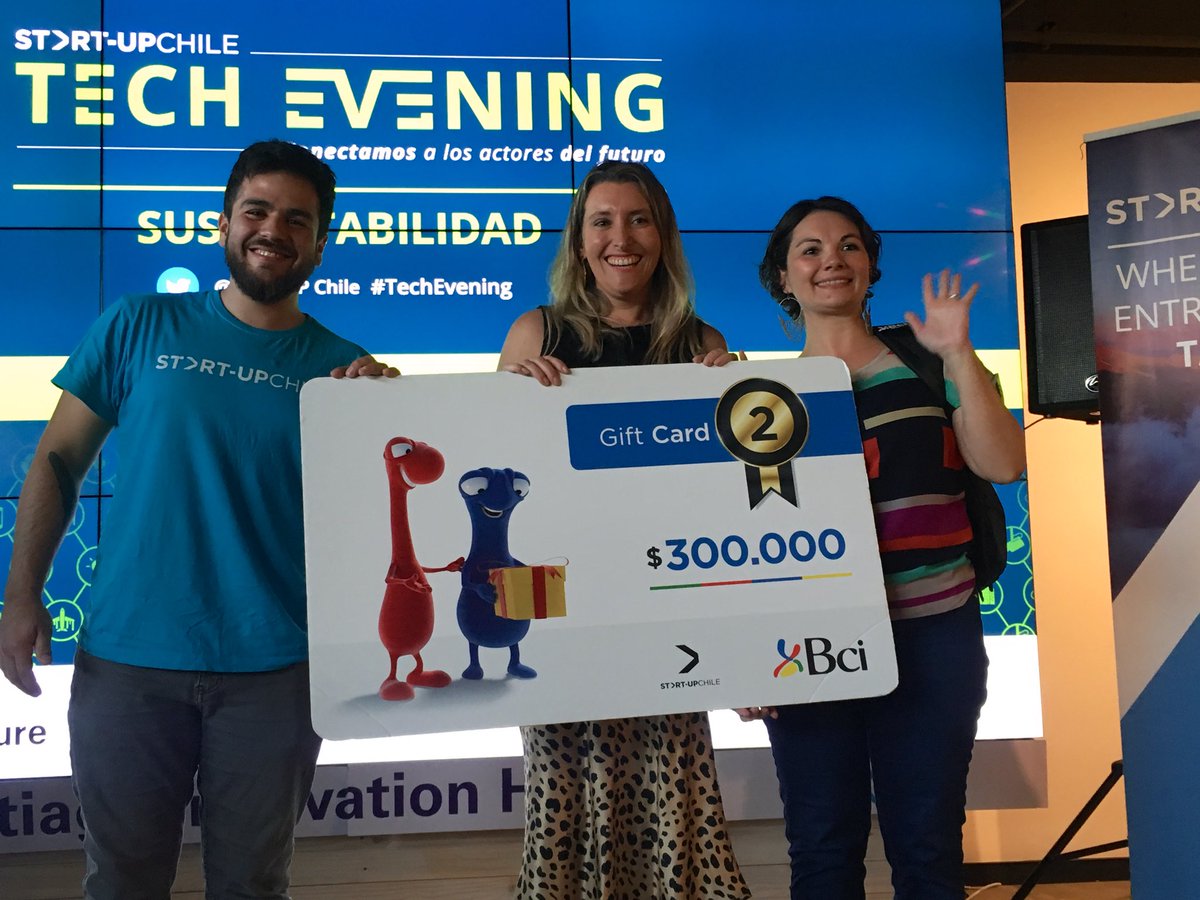 BancoBci's tweet image. ¡Felicitamos a los ganadores del #TechEvening de Sustentabilidad! #EmprendedoresBci