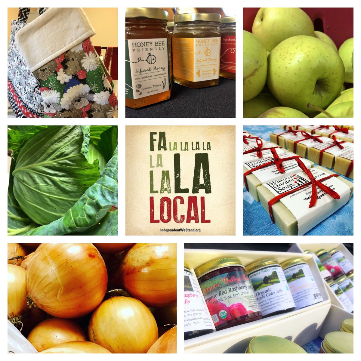 DbgFarmers's tweet photo. Sing along now! “Fa la la la...LOCAL!” Details here for authentic, seasonal #products &amp; #shopping. And we love customer feedback:  please take our very brief yet helpful survey so we can keep growing and improving for you. Details here: https://t.co/wNvN7Mx9Ej https://t.co/2u5gBLMTAA