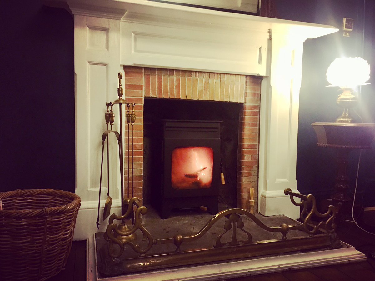 Enjoying all the cosy feels here at Foyers Lodge with our latest improvement #FoyersLodge #LochNess #WinterIsComing #WinterintheHighlands #WoodBurningStove #CosyVibes #Brrr